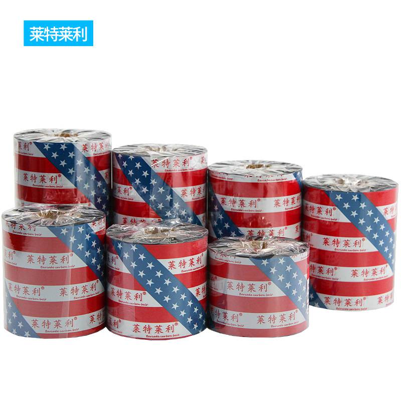 Wright Riley Enhanced Hybrid Carbon Ribbon Roll 30 * 300m Barcode Printer Half Tree Half Wax Adhesive Ribbon