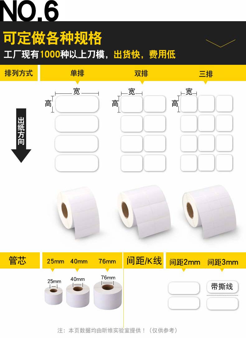 Adhesive Xinwei Copperplate Paper 80 * 30 * 1200 stickers barcode printer barcode copper plate label